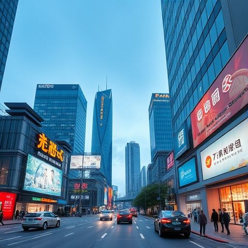 广州佛山城市风光