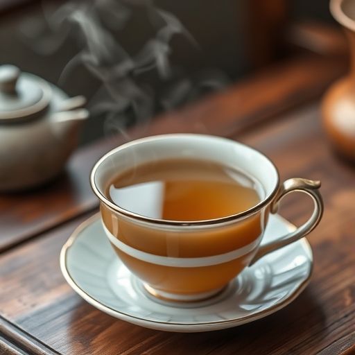 精致的中式茶饮近景