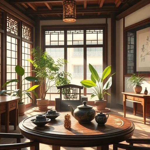 广州喝茶工作室内部