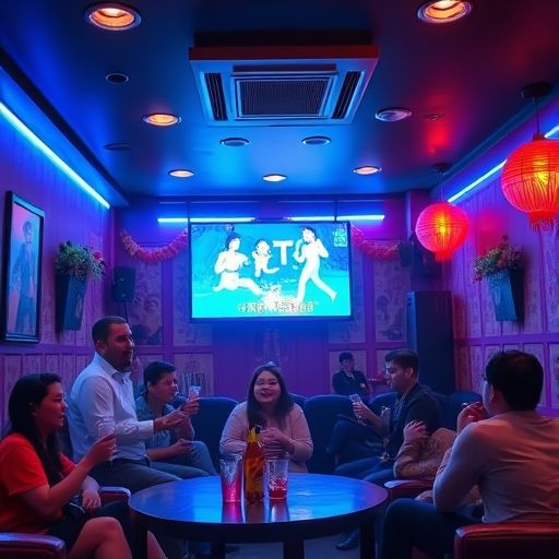 广州KTV包厢内部