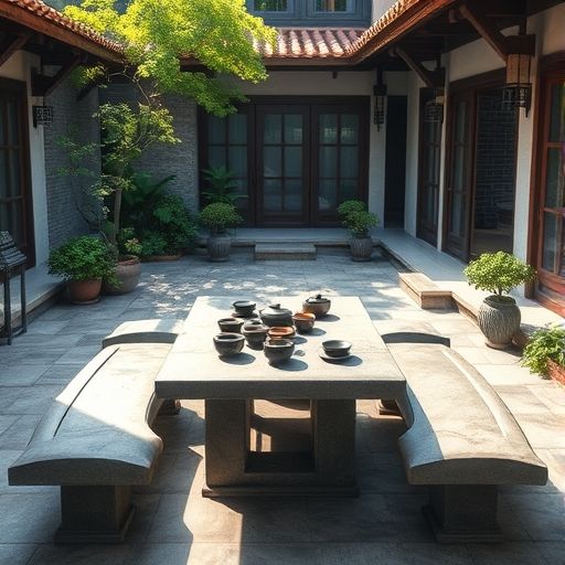 喝茶工作室户外庭院