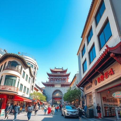 广州浦典番禺街景