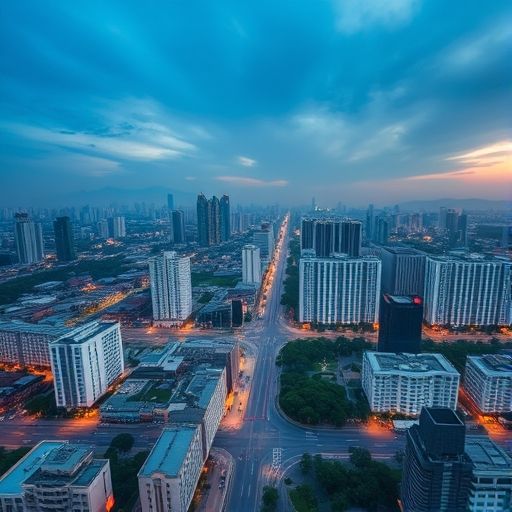 广州白云区航拍图