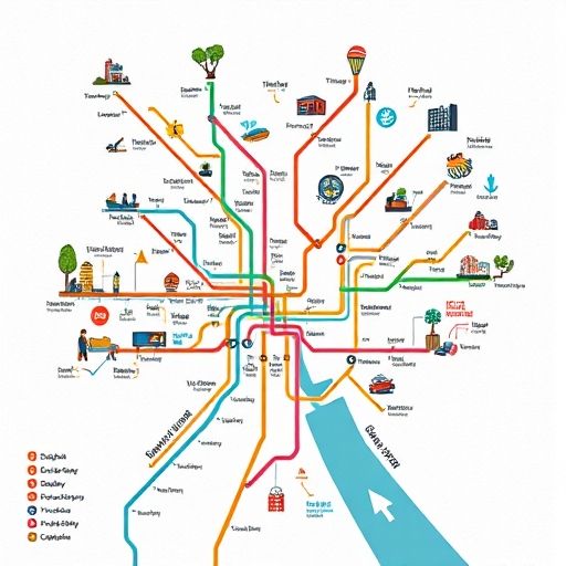 广州地铁与QT场所分布