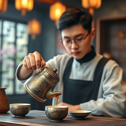 茶艺师泡茶场景