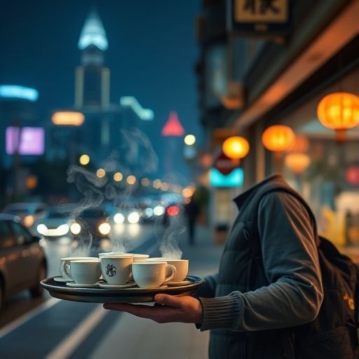 广州夜间茶饮配送场景