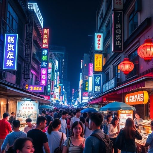 广州街头休闲场所