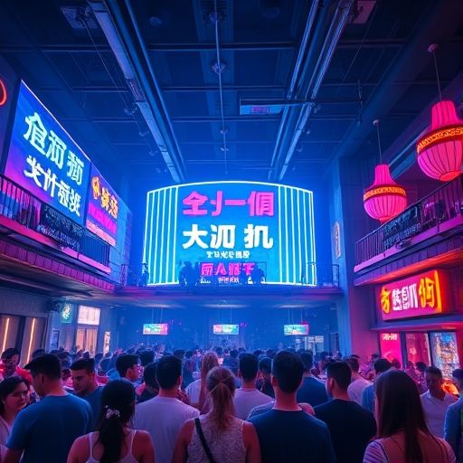 广州QT场子夜景