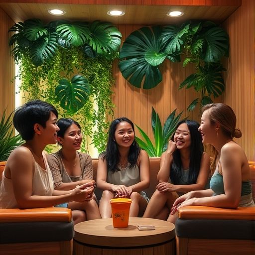 桑拿会所休息区