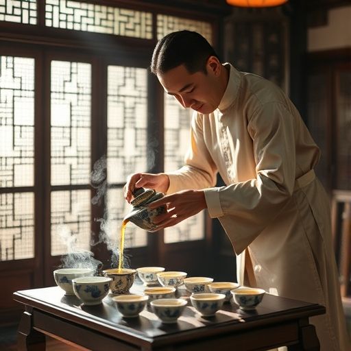 广州品茶私人工作室茶艺师泡茶