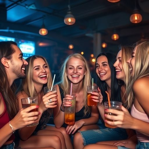 朋友聚会欢乐场景