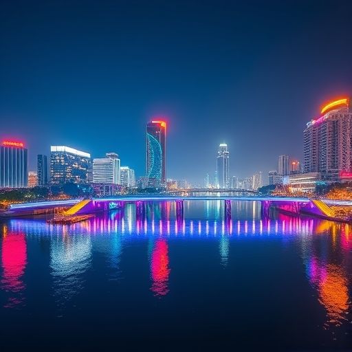 海珠区珠江夜景