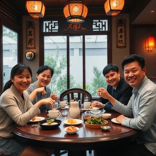 广州茶肆朋友聚会