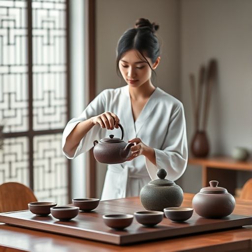 茶艺师泡茶场景