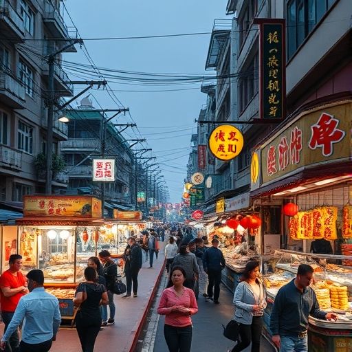 佛山街头美食市场